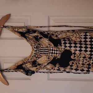 Long dress with small slit on side